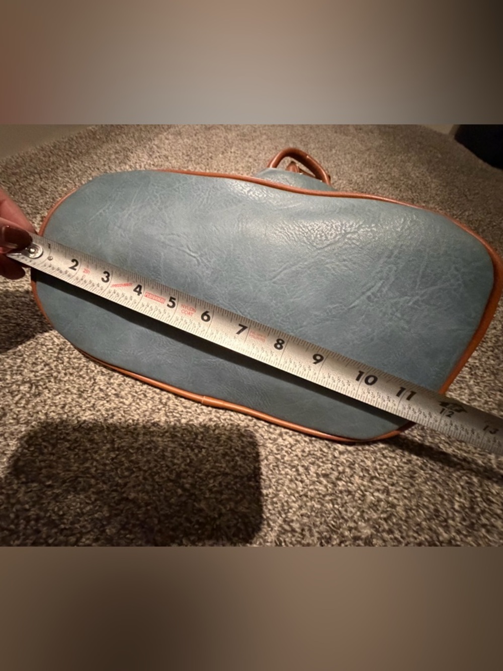 Baby Blue Backpack Purse - Picture 11 of 12